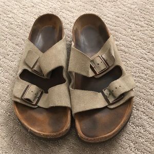 Birkenstock Arizona Suede Leather Sandals